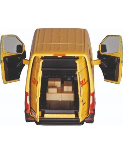 Метална количка Goki - Mercedes Benz Sprinter DHL, асортимент - 2