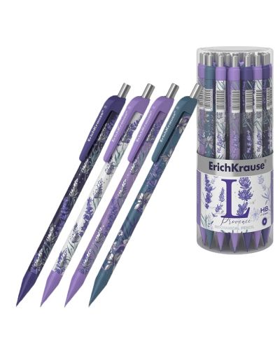 Механичен молив Erich Krause - Lavender, HB, асортимент - 1
