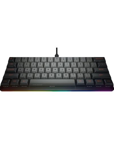 Механична клавиатура COUGAR - Puri Mini 60%, Gateron, RGB, черна - 1