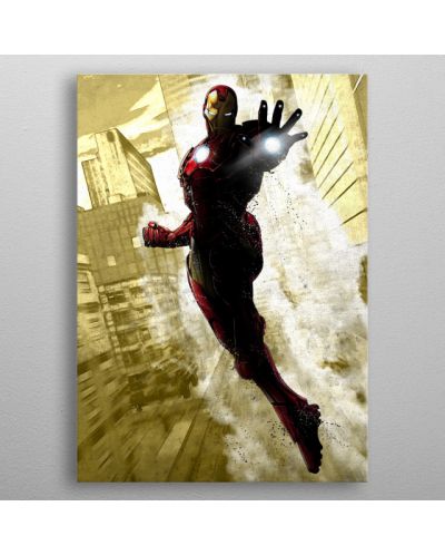 Метален постер Displate - Marvel: Iron Man - 3