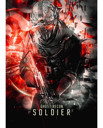 Метален постер Displate - Ghost Recon - Future Soldier Shooter - 1
