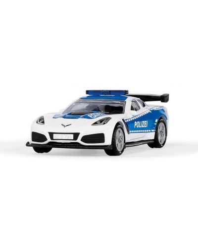 Метална количка Siku - Chevrolet Corvette Zr1 Police - 2