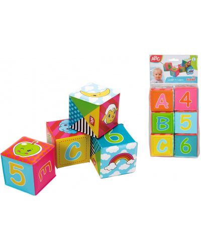 Меки кубчета Simba Toys - ABC - 2