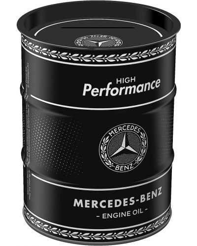 Метална касичка Nostalgic Art Mercedes Benz - Engine Oil - 1