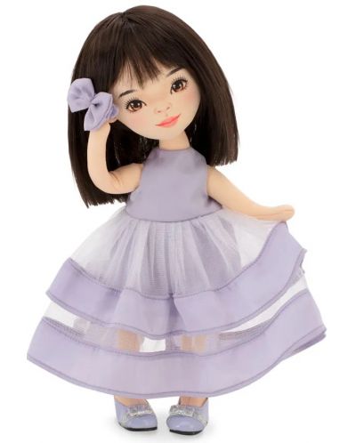 Мека кукла Orange Toys Sweet Sisters - Лилу с лилава рокля, 32 cm - 1