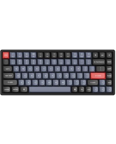 Механична клавиатура Keychron - K2 Pro, H-S, Clicky, RGB, черна - 1