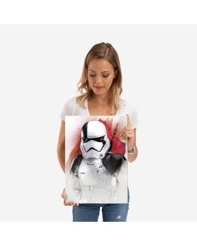 Метален постер Displate Movies: Star Wars - Stormtrooper (The Last Jedi) - 2