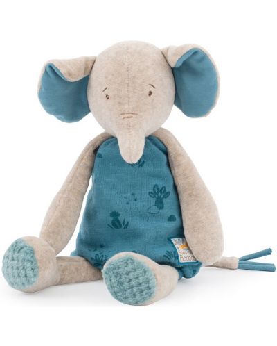 Мека играчка Moulin Roty Sous mon baobab - Слонче Bergamot