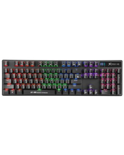 Механична клавиатура Xtrike ME - GK-980 EN, Blue, rainbow, черна - 1