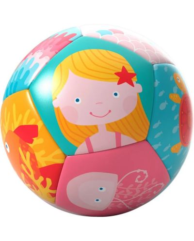Мека бебешка топка с картинки Haba - Русалка - 1