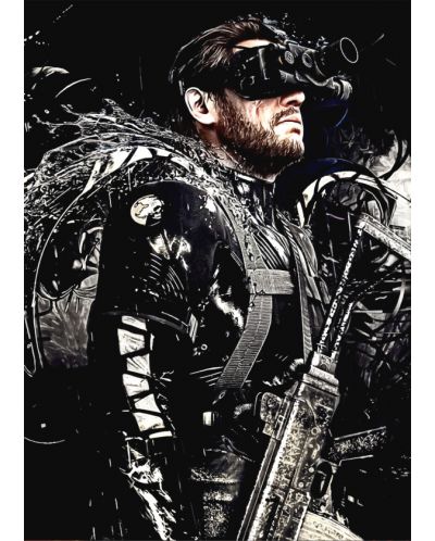 Метален постер Displate - Metal Gear Solid V - The boss - 1