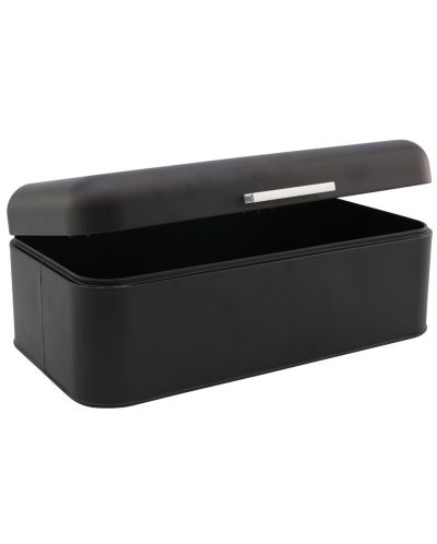 Метална кутия за хляб HIT - 42 х 22 х 16 cm, черна - 1