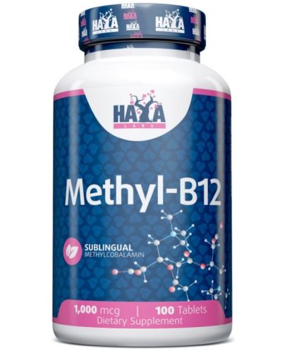 Methyl B-12, 1000 mcg, 100 таблетки, Haya Labs - 1
