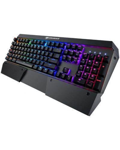 Механична клавиатура COUGAR - Attack X3, Cherry MX, RGB, сива/черна - 2