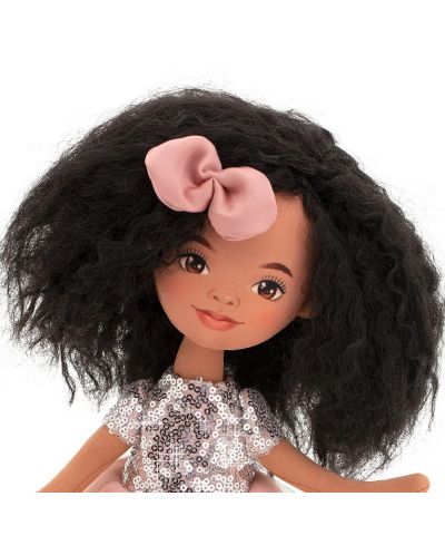 Мека кукла Orange Toys Sweet Sisters - Тина с розова рокля на пайети, 32 cm - 6