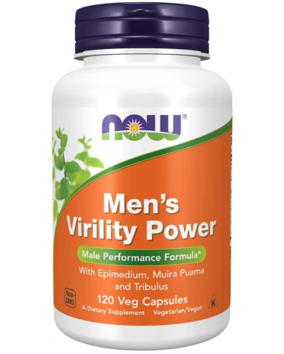 Men's Virility Power, 120 капсули, Now - 1