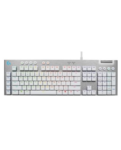 Механична клавиатура Logitech - G815 LIGHTSYNC, Tactile, RGB, бяла - 1