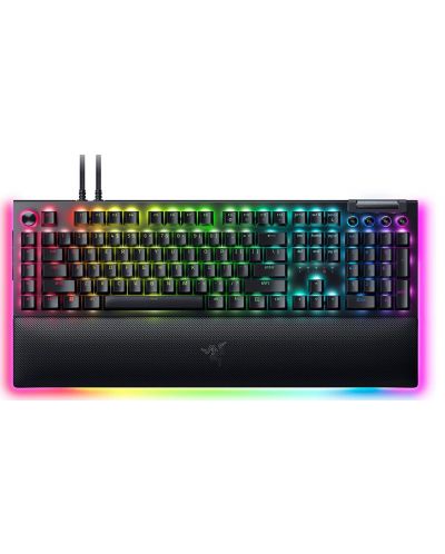 Механична клавиатура Razer - BlackWidow V4 Pro, Green, RGB, черна - 1