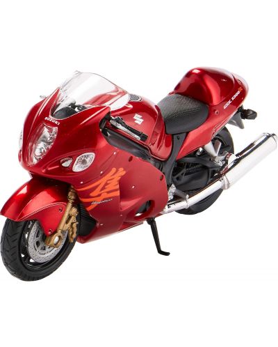 Метален мотор Welly - Suzuki Hayabusa, 1:18 - 1