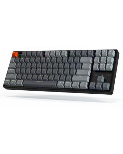 Механична клавиатура Keychron - K8, TKL Aluminum, Clicky, RGB, черна - 5