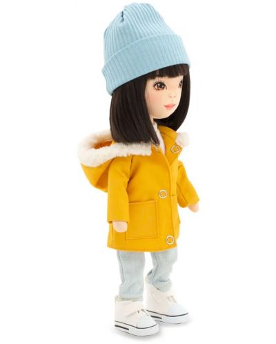 Мека кукла Orange Toys Sweet Sisters - Лилу с парка в цвят горчица, 32 cm - 3