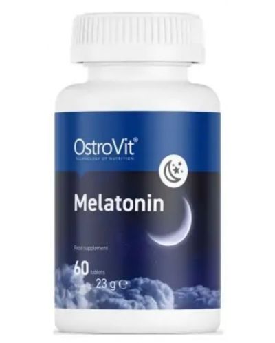 Melatonin, 1 mg, 60 таблетки, OstroVit - 1
