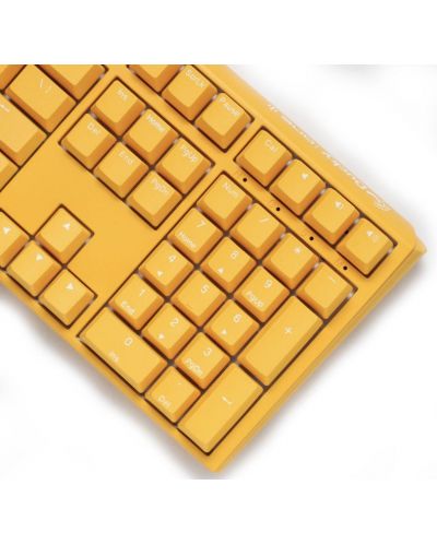 Механична клавиатура Ducky - One 3 Yellow, MX Blue, жълта - 4