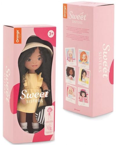 Мека кукла Orange Toys Sweet Sisters - Тина с жълта рокля, 32 cm - 7