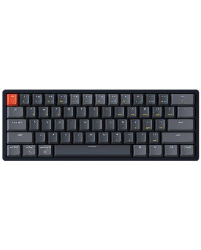 Механична клавиатура Keychron - K12 H-S, Gateron Brown, RGB, черна - 1
