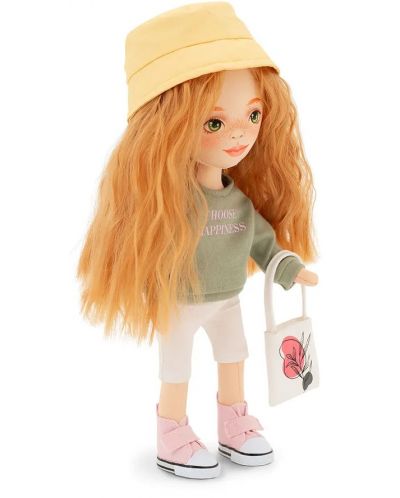 Мека кукла Orange Toys Sweet Sisters - Съни със зелен пуловер, 32 cm - 4