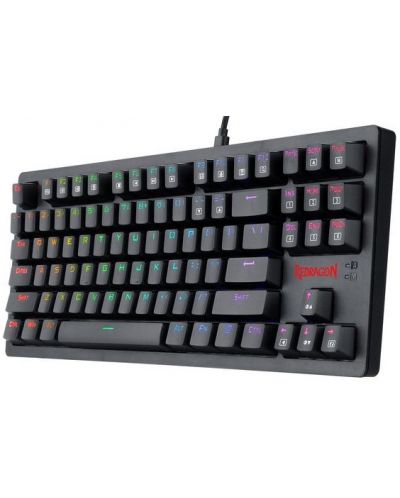 Механична клавиатура Redragon - K598KNS, безжична, Brown, RGB, черна - 3