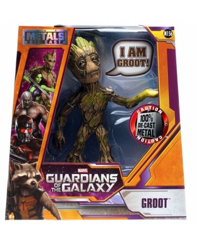 Фигура Metals Die Cast Marvel: Guardians of the Galaxy - Groot, 15 cm - 4