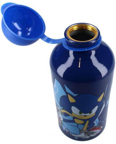 Алуминиева бутилка Vadobag Let's Eat - Sonic Prime, 500 ml - 3