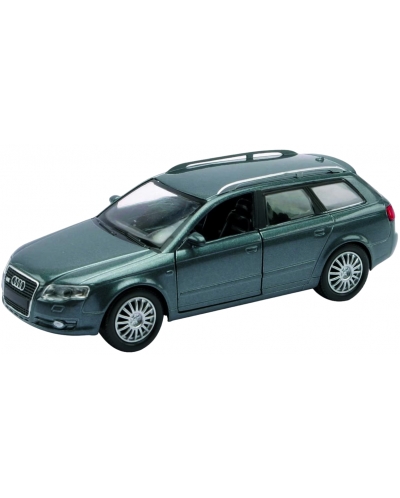Метален автомобил Newray - Audi A4 Avant, 1:32, тъмносив - 1