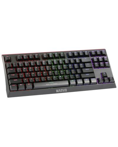 Механична клавиатура Marvo - KG953, Blue switches, LED, черна - 2