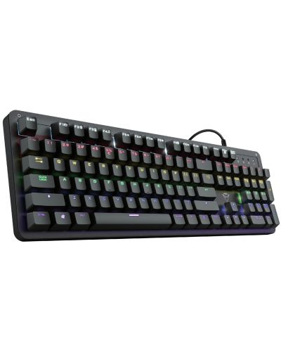 Механична клавиатура Trust - GXT 863, Outemu Red, LED, черна - 2