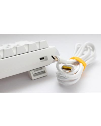 Mеханична клавиатура Ducky - One 3 Pure White SF, Clear, RGB, бяла - 6