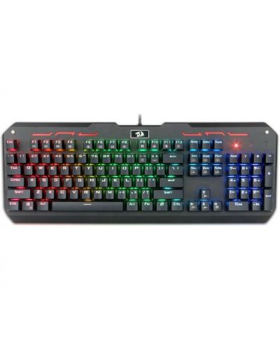 Механична клавиатура Redragon - K559 Varuna, Outemu Blue, RGB, черна - 1