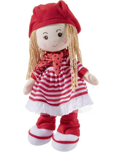Мека кукла Heunec Poupetta - С червена шапчица, 30 cm - 1