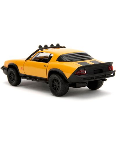 Метална количка Jada Toys - Transformers, 1977 Chevrolet Camaro T7 Bumblebee, 1:32 - 4