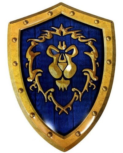 Метален постер ABYstyle Games: World of Warcraft - Alliance Shield - 1
