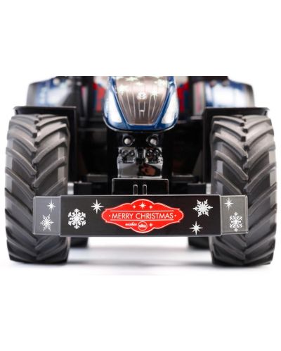 Метална играчка Siku - Коледен трактор New Holland, 1:32 - 6