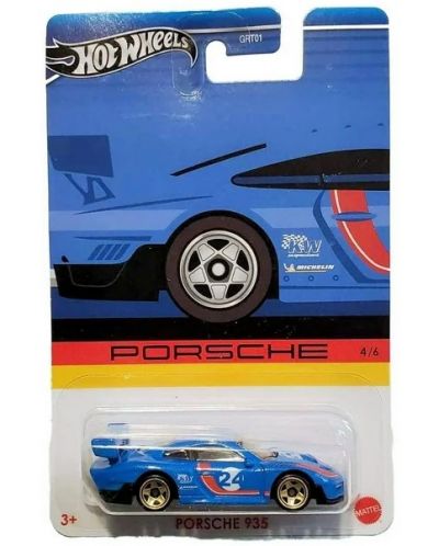 Метална количка Hot Wheels Porsche - Porsche 935, 1:64 - 1