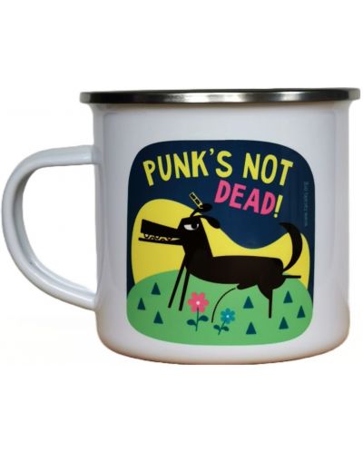 Метално канче Таралеж Art & Design  - Punk's Not Dead - 1