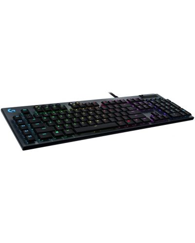 Механична клавиатура Logitech - G815, UK Layout, clicky switches, черна - 1