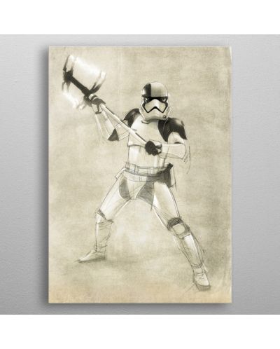 Метален постер Displate - Star Wars: Stormtrooper - 3