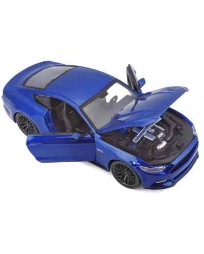 Метална кола Maisto Special Edition - New Ford Mustang, синя, 1:24 - 4