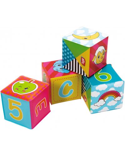 Меки кубчета Simba Toys - ABC - 1