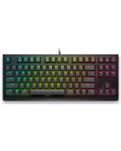 Механична клавиатура Alienware - AW420K, Cherry MX, RGB, черна - 1