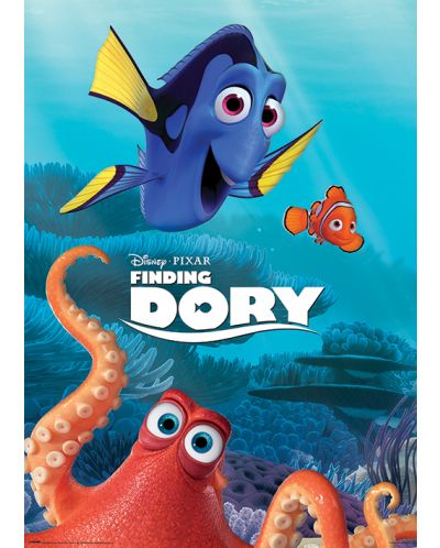 Плакат с метален ефект - Finding Dory (Characters)